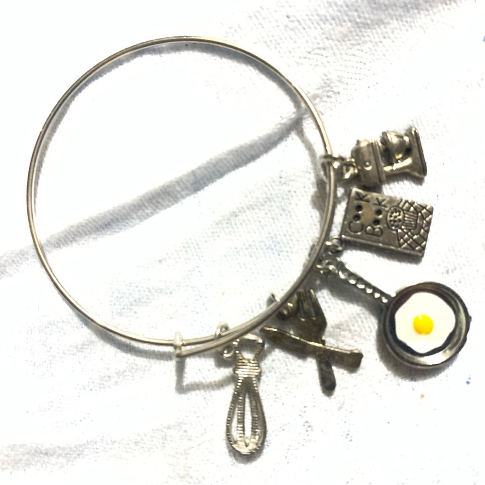 Chef Charm Bracelet with Cooking Charms